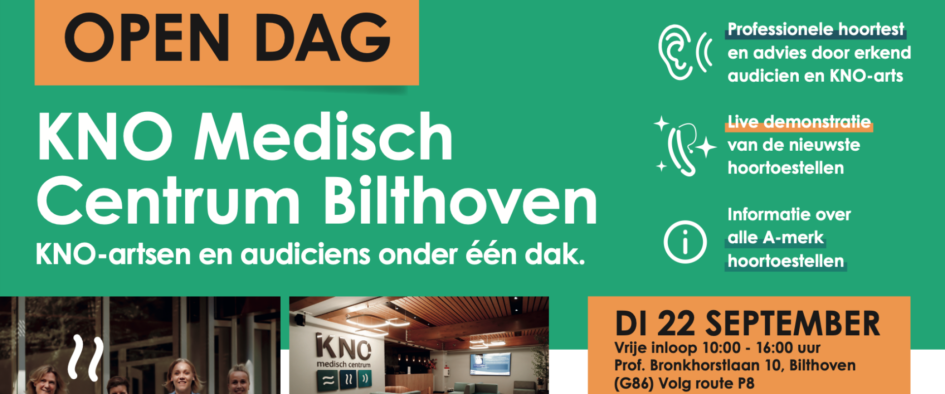 Open dag bij Oogvoororen.nl & KNO-MC in Bilthoven