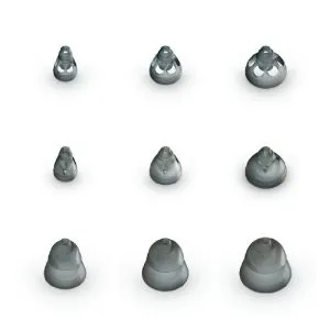 10 x Gesloten Dome Medium