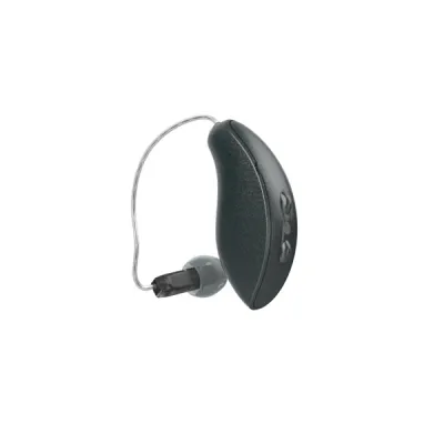 Starkey Omega AI CROS RIC RT - Graphite Grey | Oogvoororen