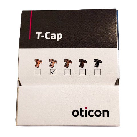 Oticon T-Cap Filter - Lichtbruin