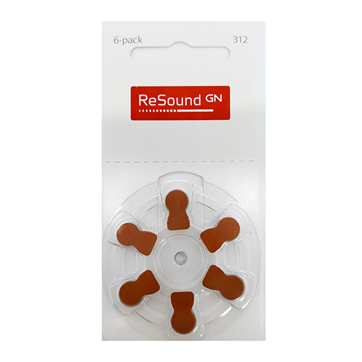 ReSound 312 Hoortoestelbatterijen