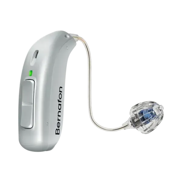 Bernafon Encanta 400 miniRITE T - Pearly Silver | Oogvoororen