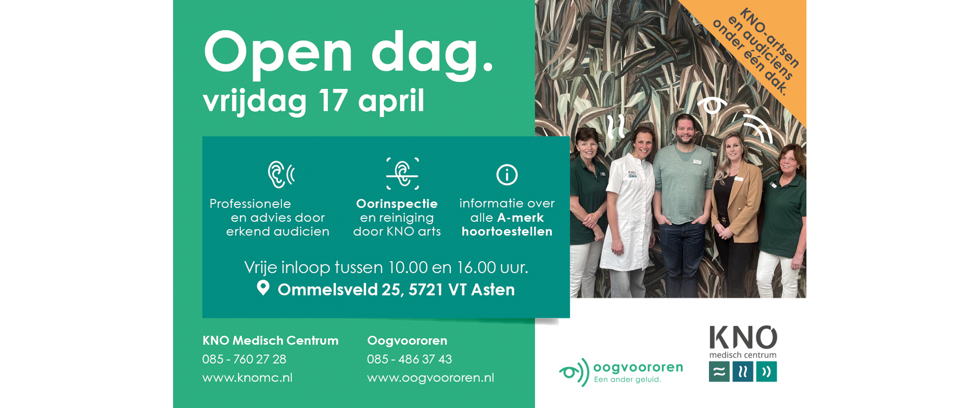 Open dag bij Oogvoororen.nl & KNO-MC in Asten