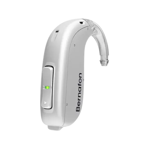 Bernafon Encanta 400 miniBTE T 105 - Pearly Silver | Oogvoororen