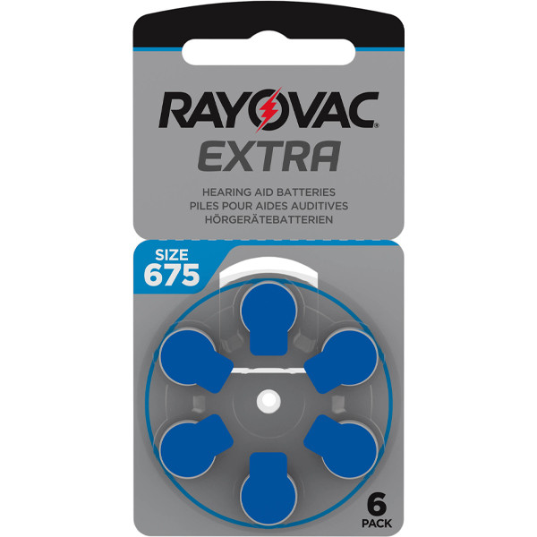 Rayovac Extra 675 Hoortoestelbatterijen