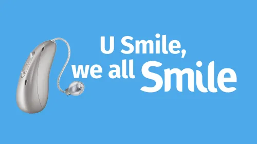 Unitron presenteert zijn nieuwste hoortoestel: de Unitron Moxi Smile