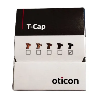 Oticon T-Cap Filter - Zwart
