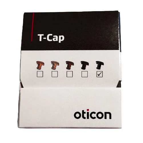 Oticon T-Cap Filter - Zwart