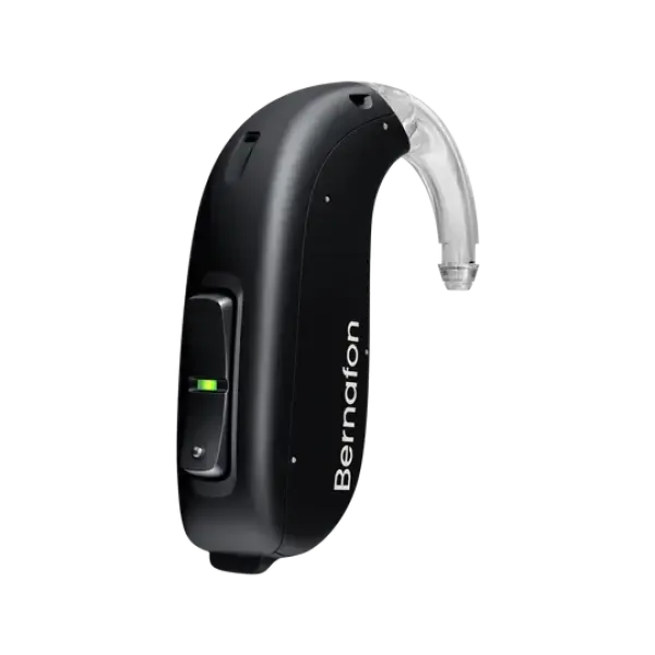 Bernafon Encanta 400 miniBTE T 105 - Jet Black | Oogvoororen
