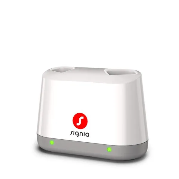 Signia Desktop Charger 2.0 - Front | Oogvoororen