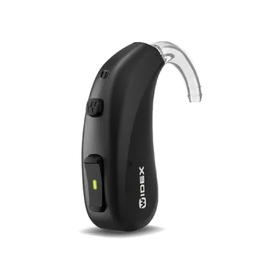 Widex Magnify 330 BTE R D - Black | Oogvoororen